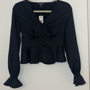 Express Woman’s Black Long sleeve Shirt
